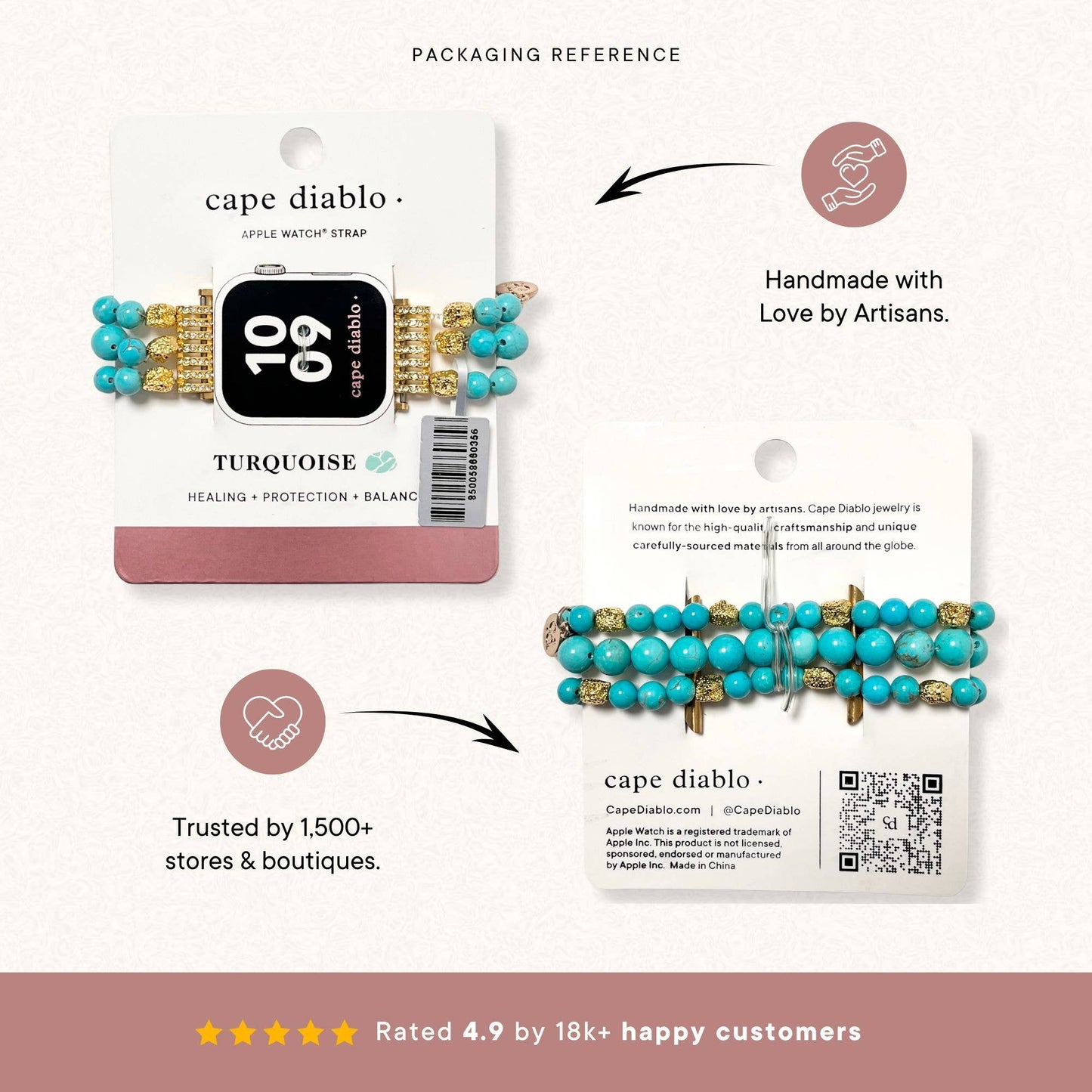 Vibrant Chakra Stretch Apple Watch Strap