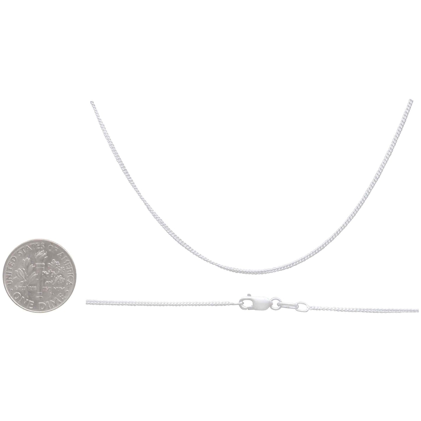 ND - Sterling Silver Delicate Curb Chain