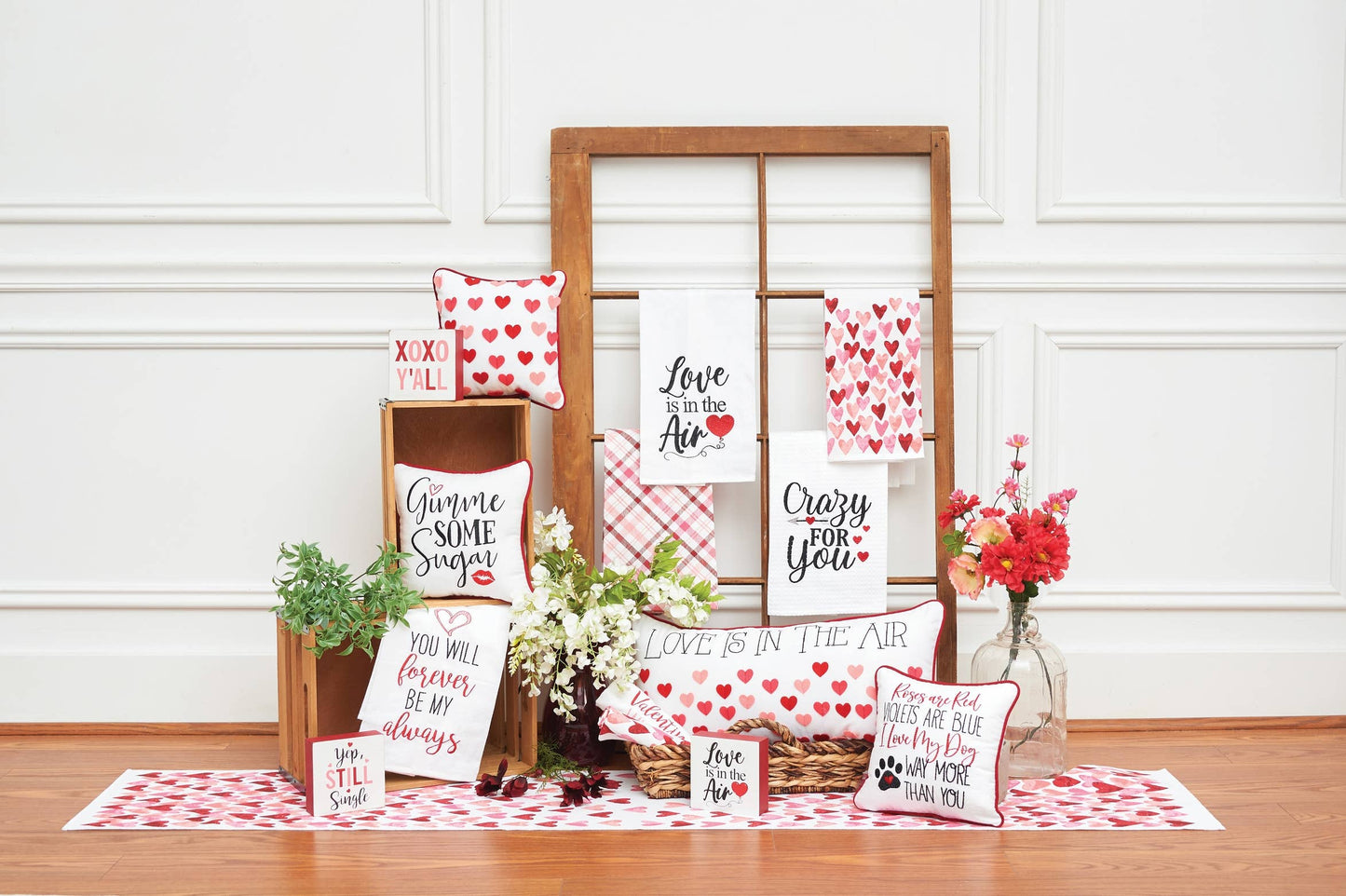 Love Is In The Air Throw Pillow