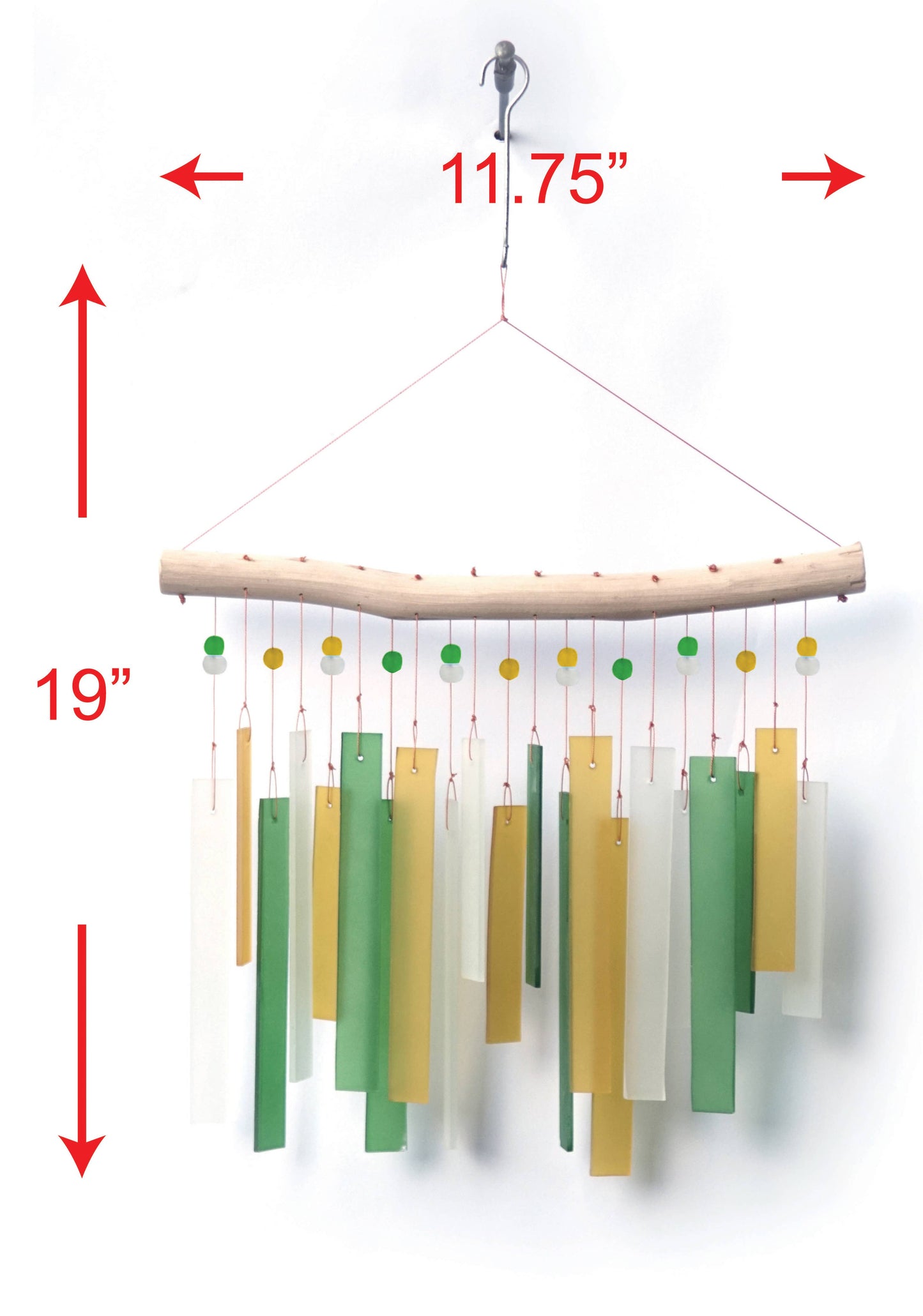 Margarita Bali Sea Glass Wind Chime - 94912