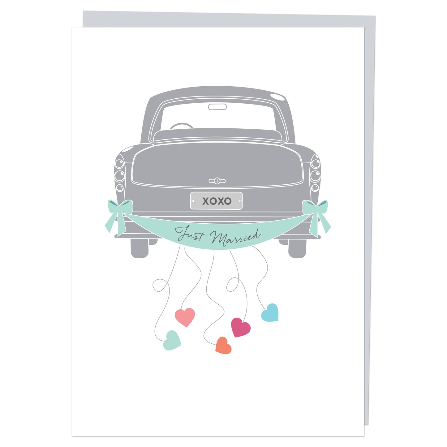 "Just Married” Wedding Card