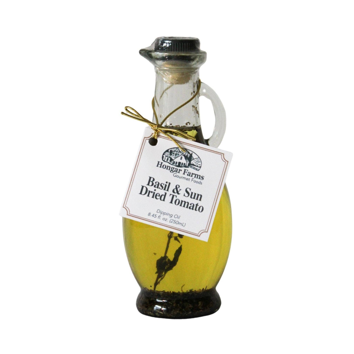 Basil & Sun Dried Tomato Infused EVOO Blend, Cruet (250mL)