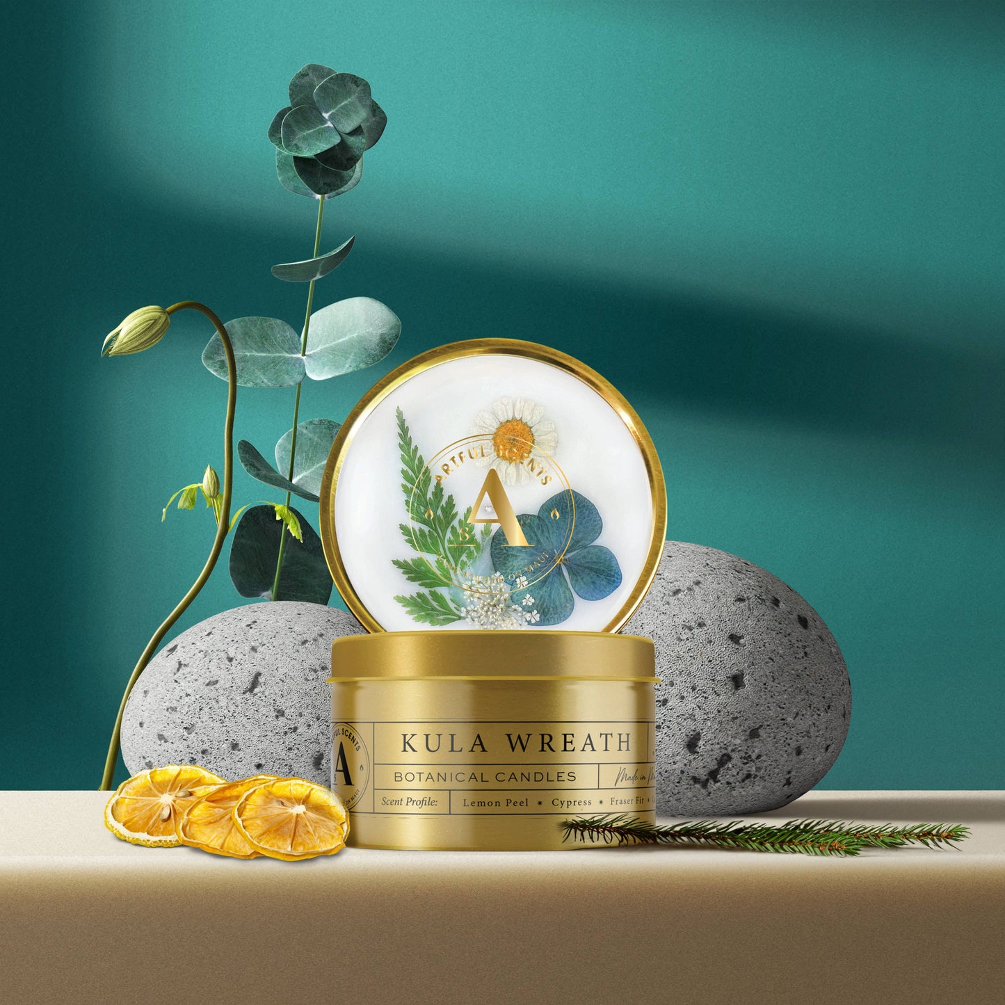 Kula Wreath Candle