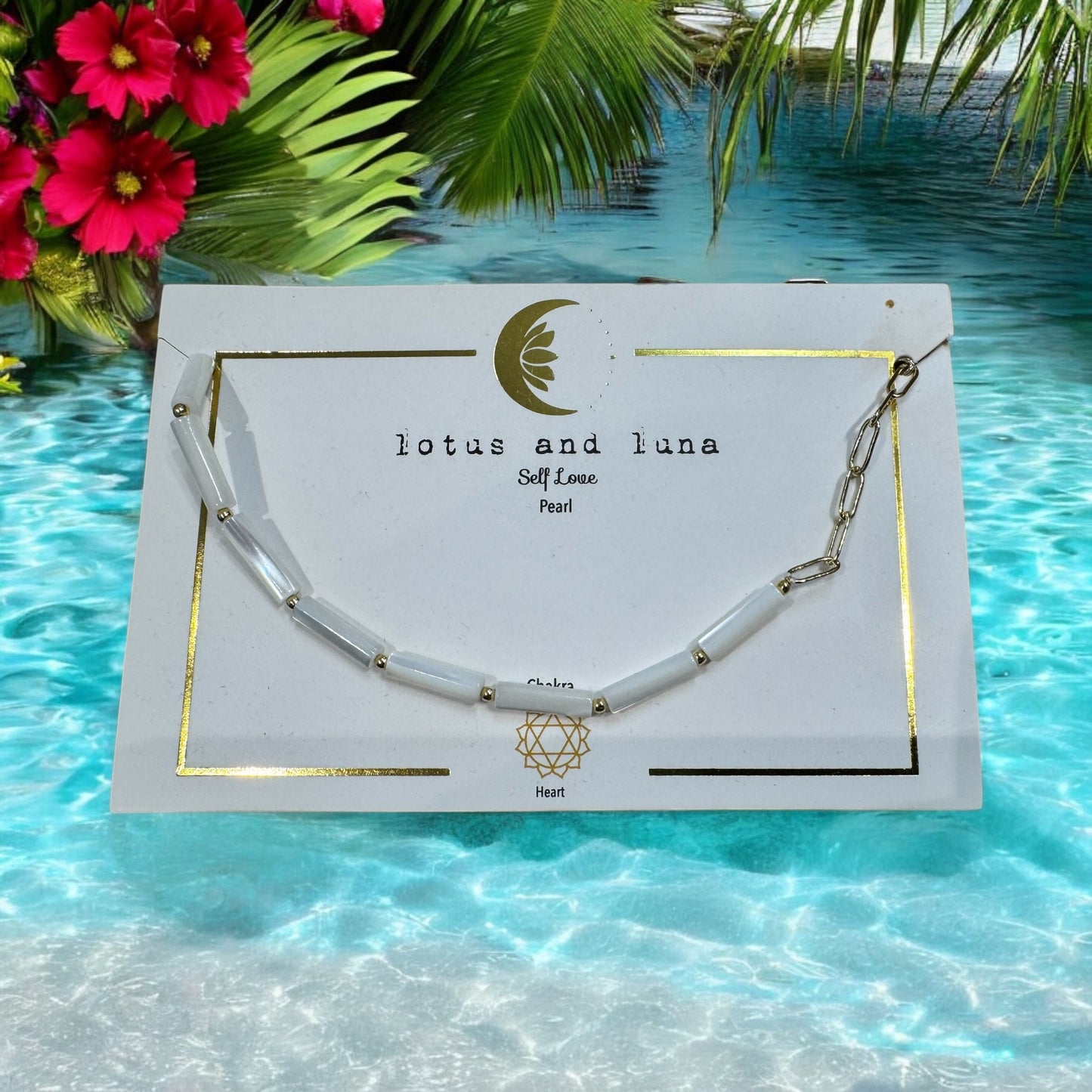 Self Love Pearl Necklace & double Wrap Bracelet
