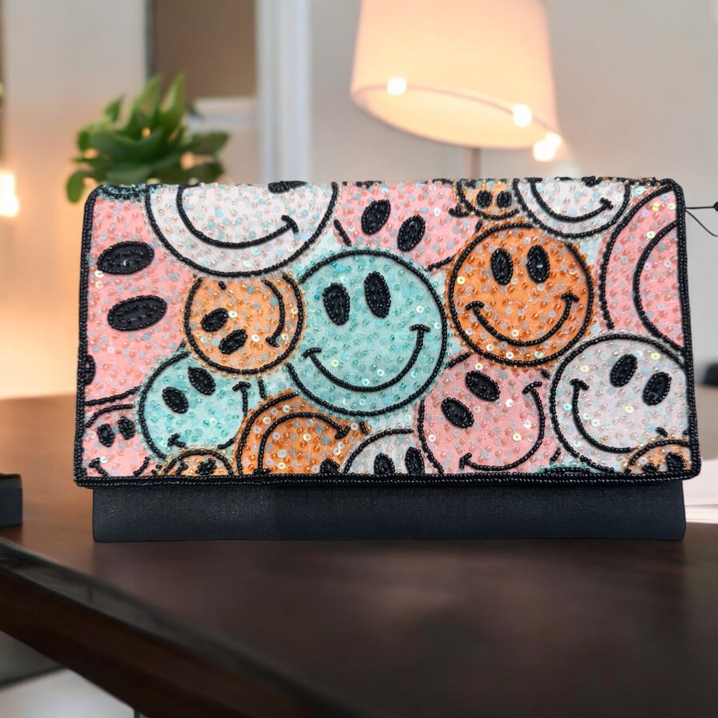 Club Bag - Smiley Face Clutch