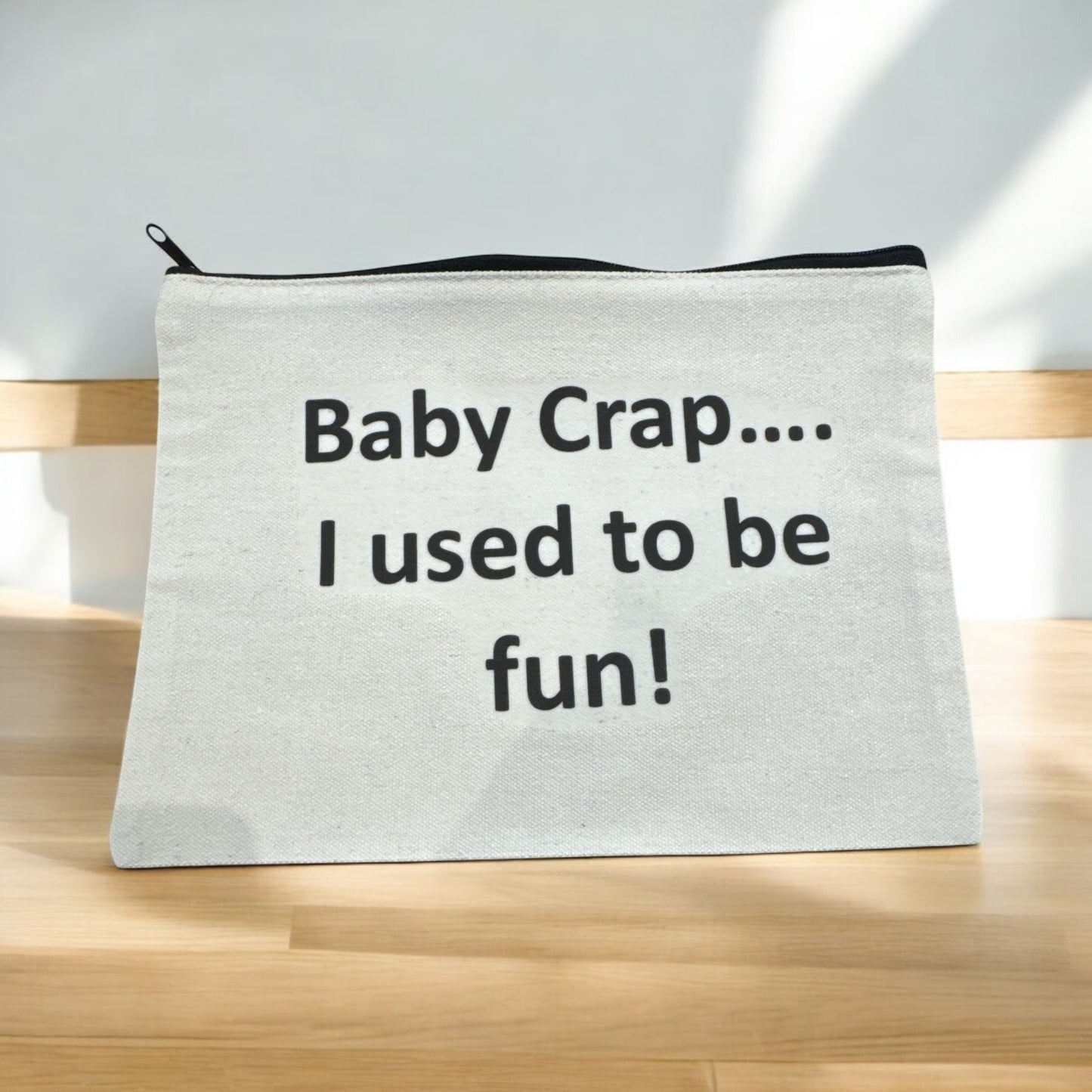 **Sarcastic Zipper Cosmetic Bags** - Sm.