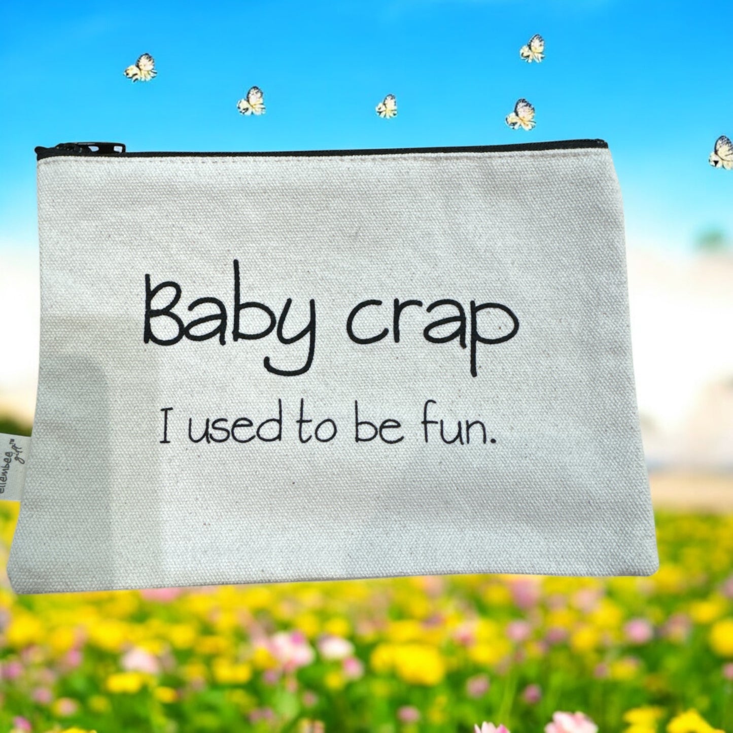 **Sarcastic Zipper Cosmetic Bags** - Med