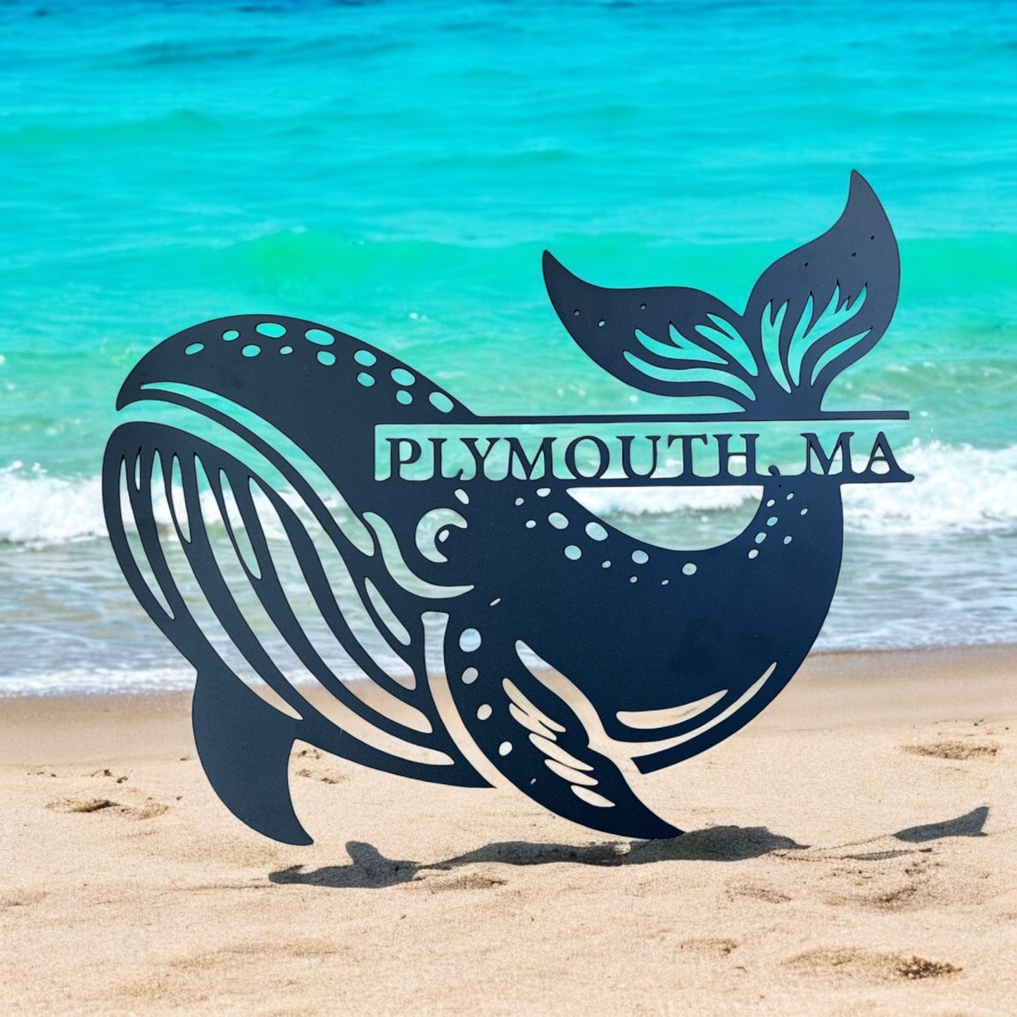 Blue Whale Metal Art - Plymouth, MA