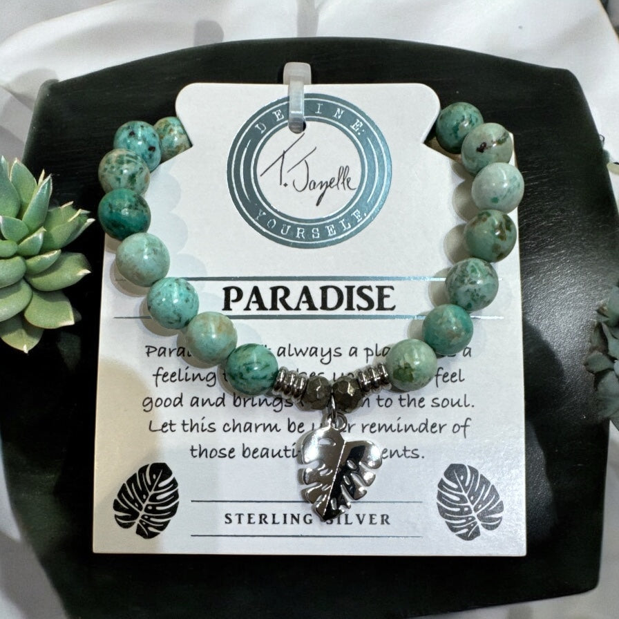 Peruvian Turquoise with Paradise Charm (TJ240446)