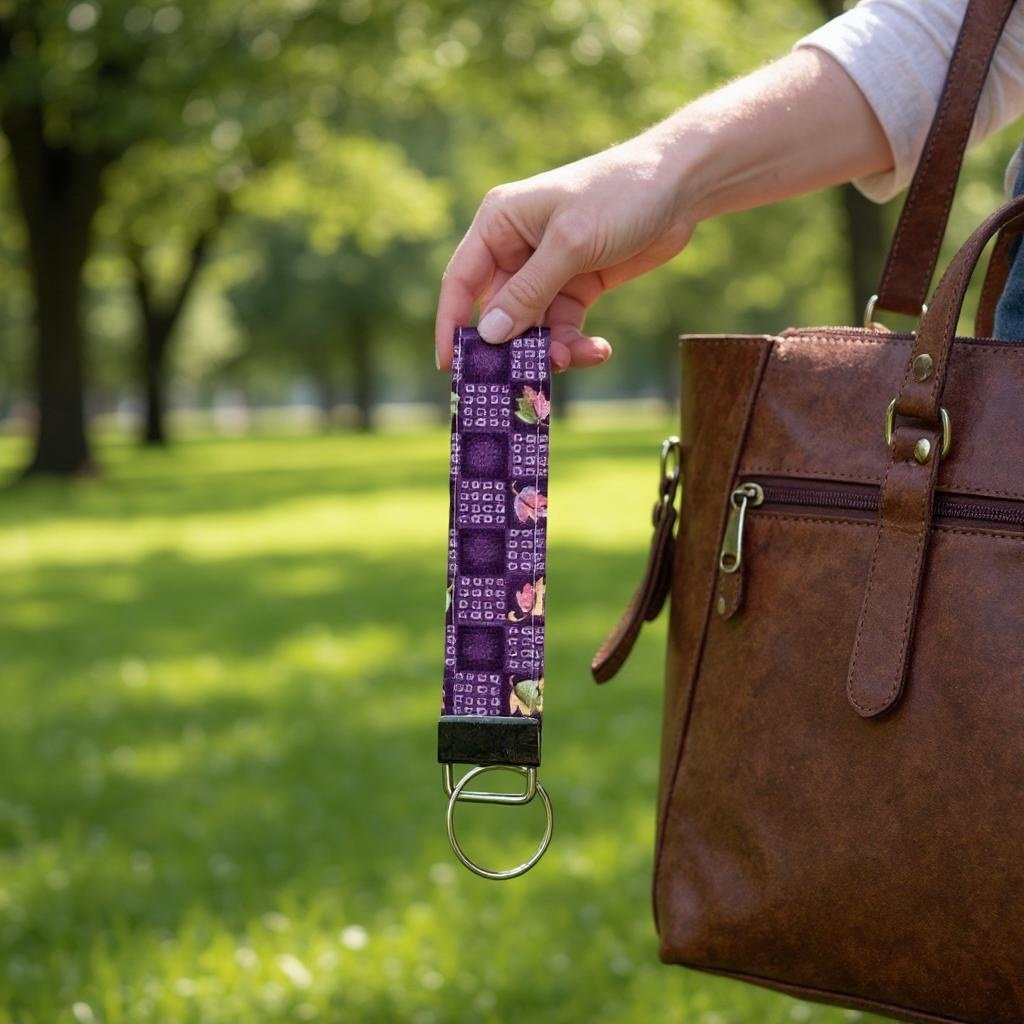 Quilted Wrist Key Chain Lanyard - Various