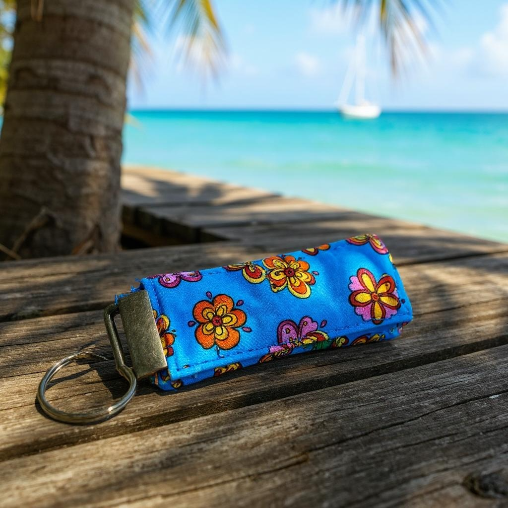 Quilted Wrist Key Chain Lanyard - Various