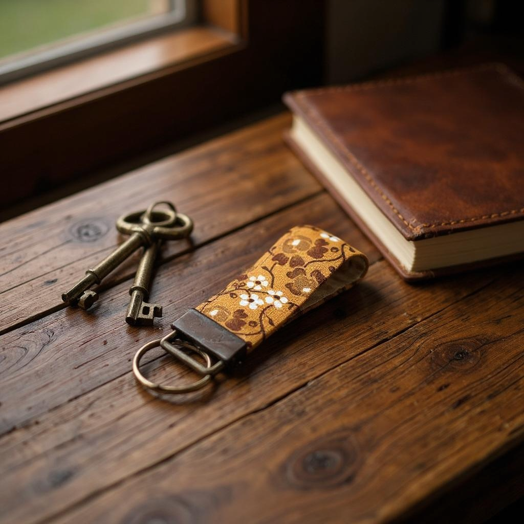 Quilted Wrist Key Chain Lanyard - Various