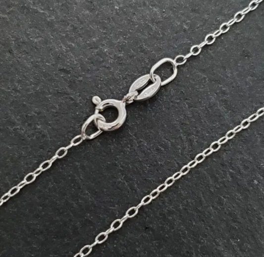 18" Sterling Silver Cable Chain 1.4mm