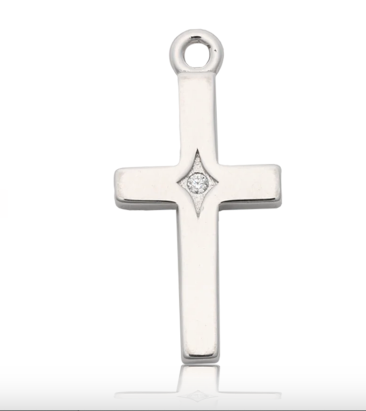 TJazelle Rutilated Quartz with Cross CZ (TJ241318)