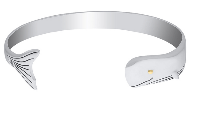 Evening Tide - Whale Cuff Bracelet - ENB3022 *