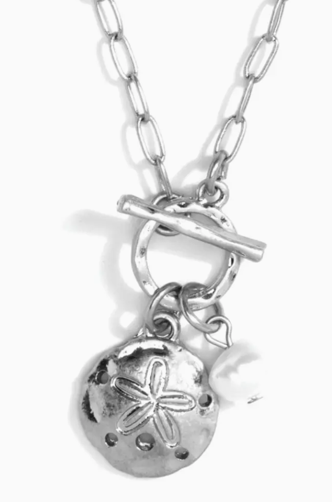 Sand Dollar Toggle Necklace