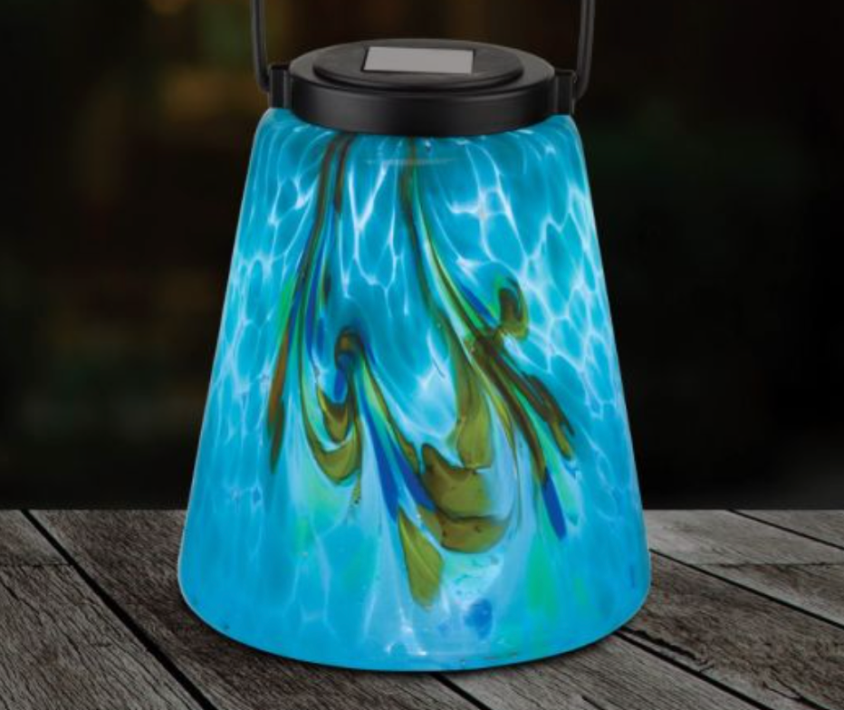 REG - Murano Solar Lantern - Blue (13485)