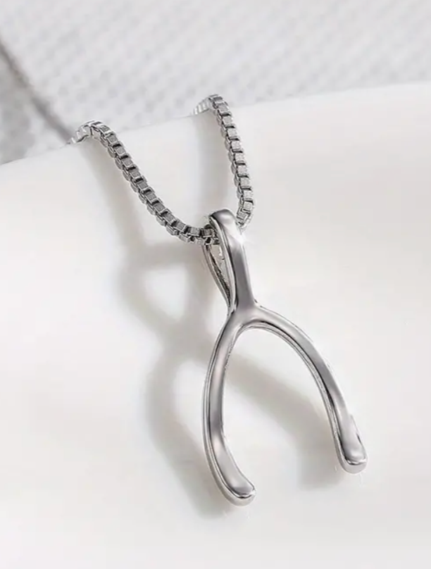 SS Wishbone Necklace