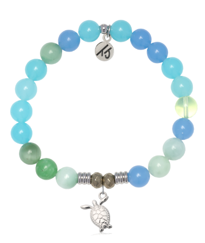 Multi Blue Jade - Turtle (TJ250322)