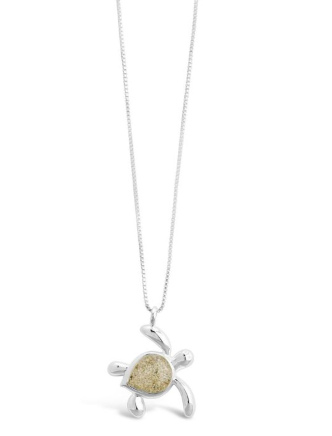 Dune - Sea Turtle Necklace - White Horse Beach Sand