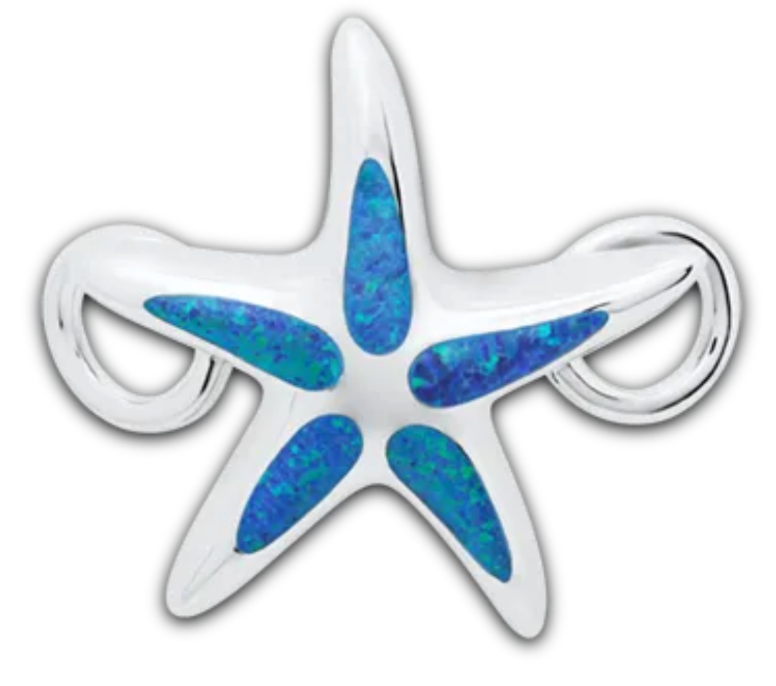 Conv Coll - SS Starfish Clasp - SB5986-OPL *