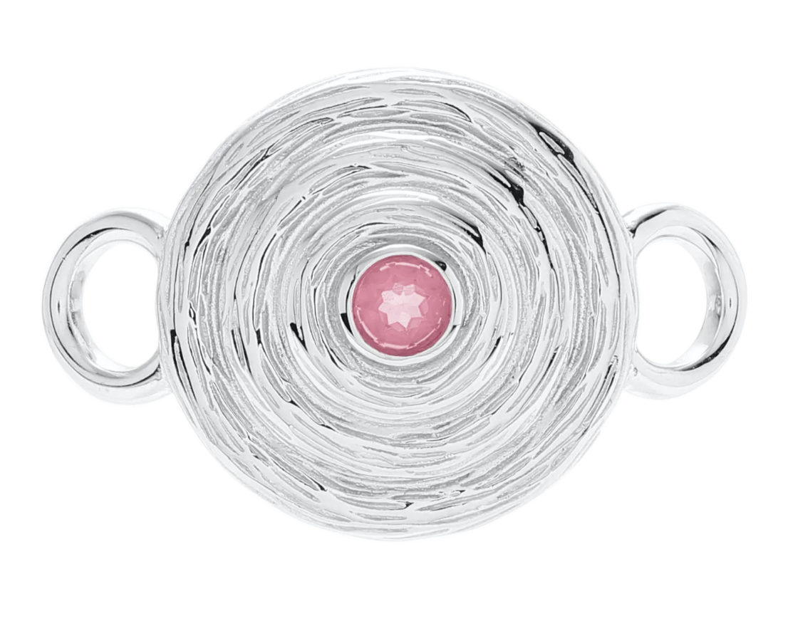 Conv Coll - SS Rustic Spiral SBT Clasp - SB5991-PNK *