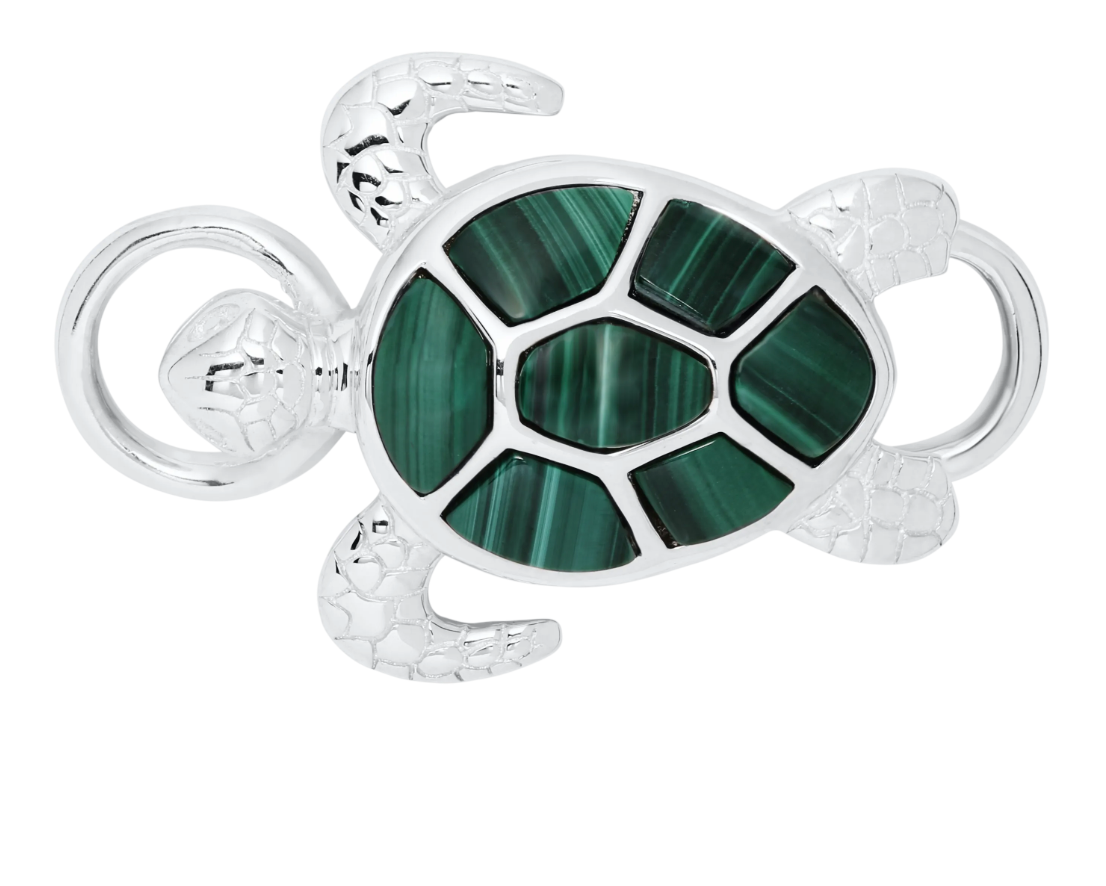 Conv Coll - SS Sea Turtle Clasp - SB5983-MAL *