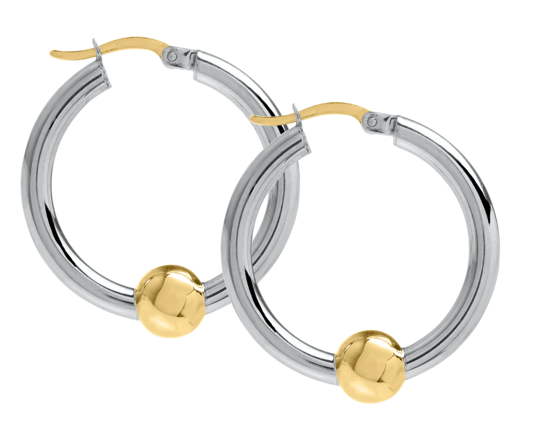 Cape Cod - CAPE COD SS-14K 26MM HOOP ERNG - ZE5405-J *