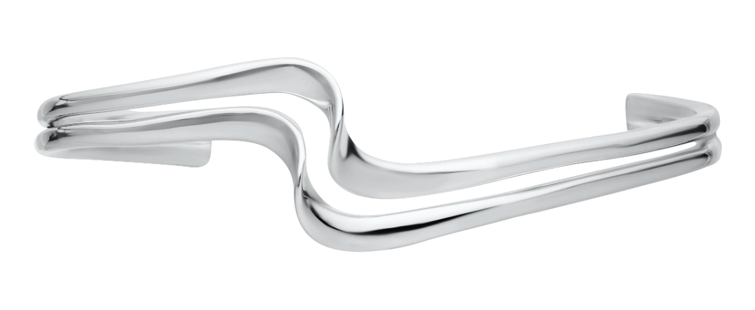 Evening Tide - SS DOUBLE WAVE BRACELET - ENB3005P