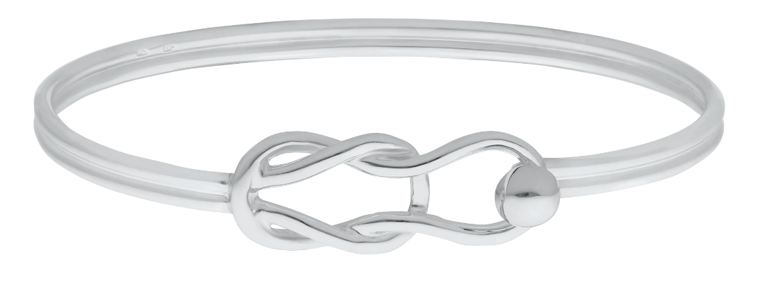 Evening Tide - SS SQUARE KNOT-LOOP BRACELET - ENB3031 *