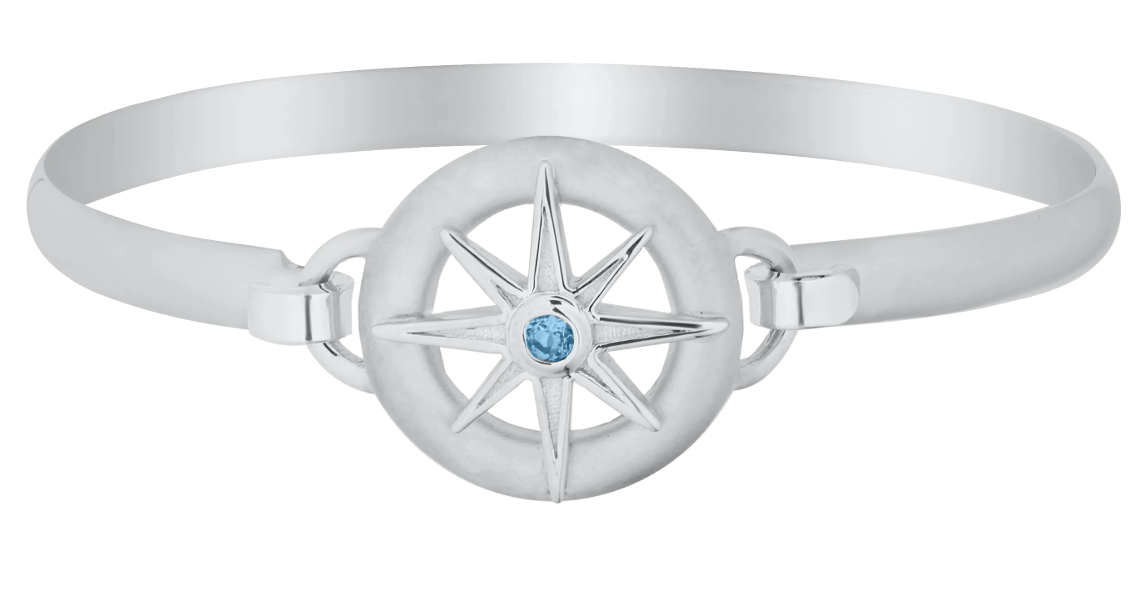 Evening Tide - SS STAR W/RING FIXED BRCLT-SBT - ENB330BP *