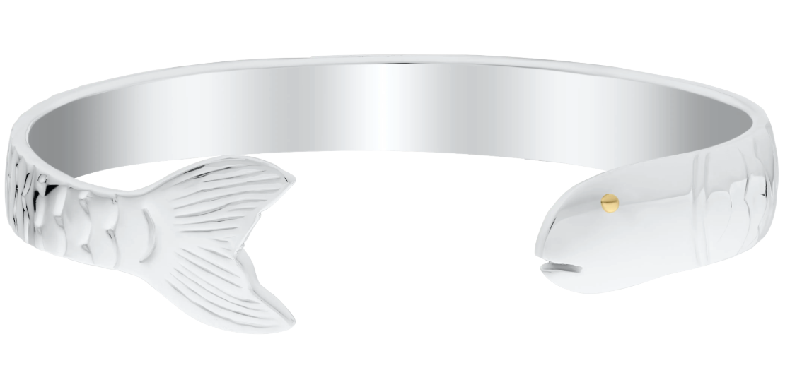 Evening Tide - SS/VERMEIL EYE FISH CUFF BRCLT - ENB34025P *
