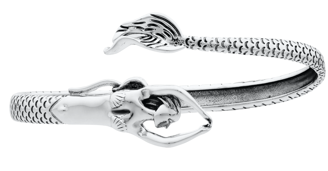 Evening Tide - SS MERMAID BYPASS BRACELET-7" - ENB3020 *
