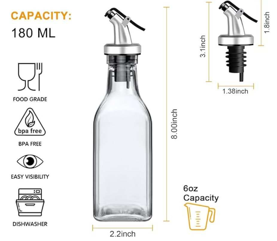Olive Oil Dispenser - Glass