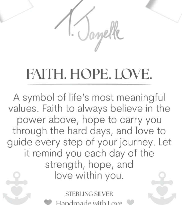 SNAKESKIN JASPER-FAITH HOPE LOVE - TJ251095