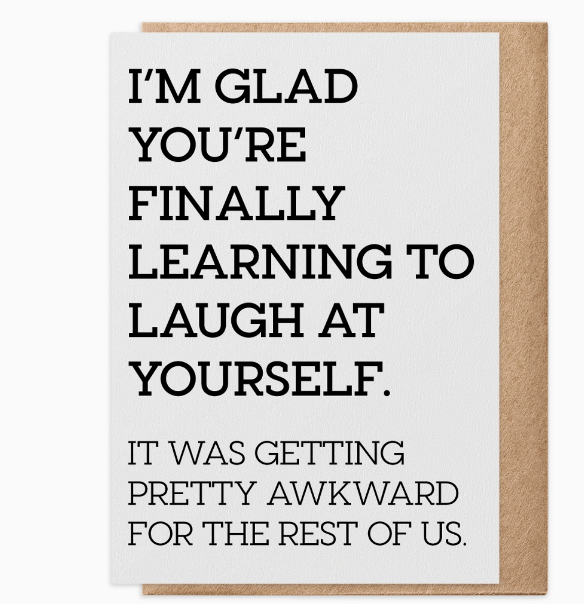 Finally Learning - Greeting Card