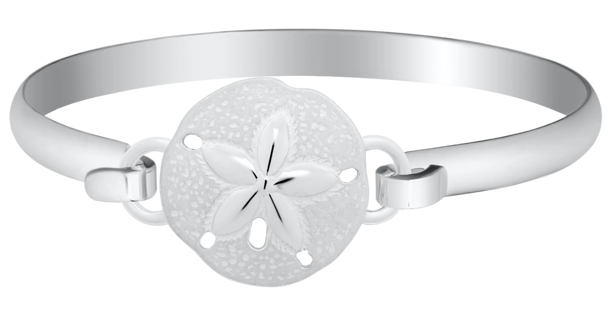 Evening Tide - SS SAND DOLLAR FIXED BRACELET - ENB3103P **