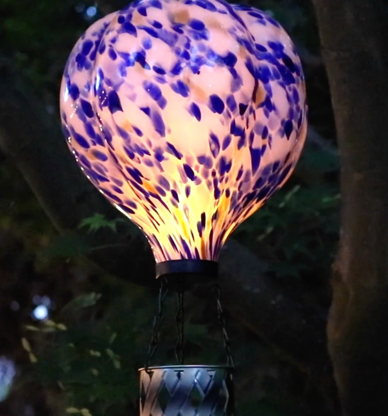 REG - Murano HAB Solar Lantern - Blue - 14213