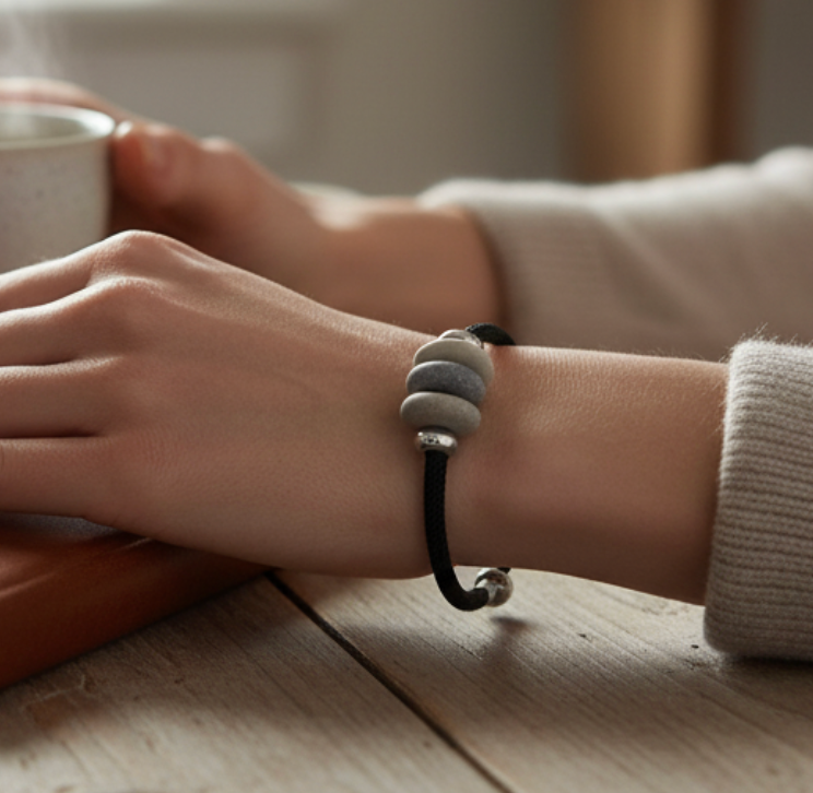 Butler Hill - Beach Stone Cuff Bracelet