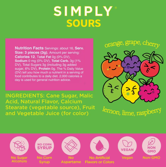 Simply Mints - Citrus Berry Sours