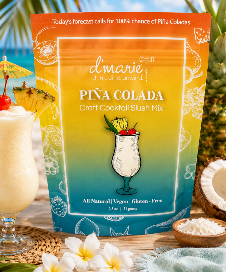 D'Marie Craft Cocktail Slush Mixes - Single Packs