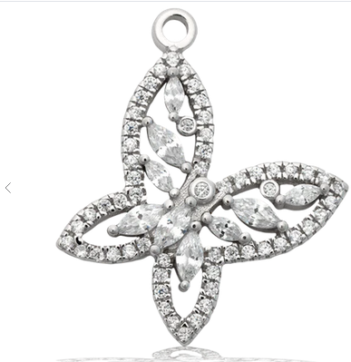 TJazelle Amethyst Citrine - Butterfly CZ (TJ240090)