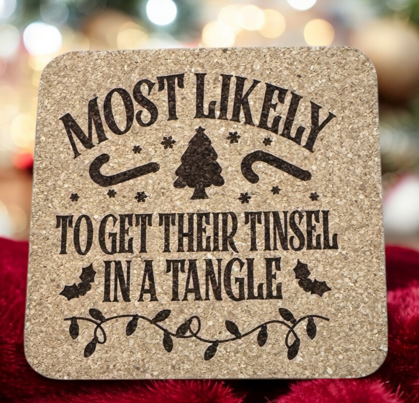 Most Likely To.......Cork Coasters