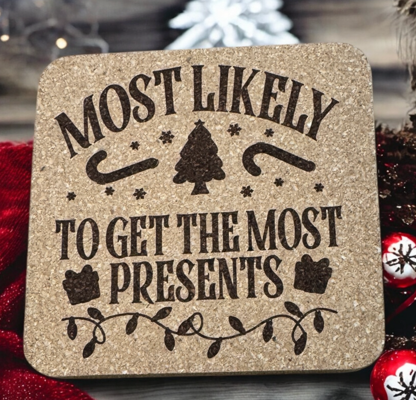 Most Likely To.......Cork Coasters