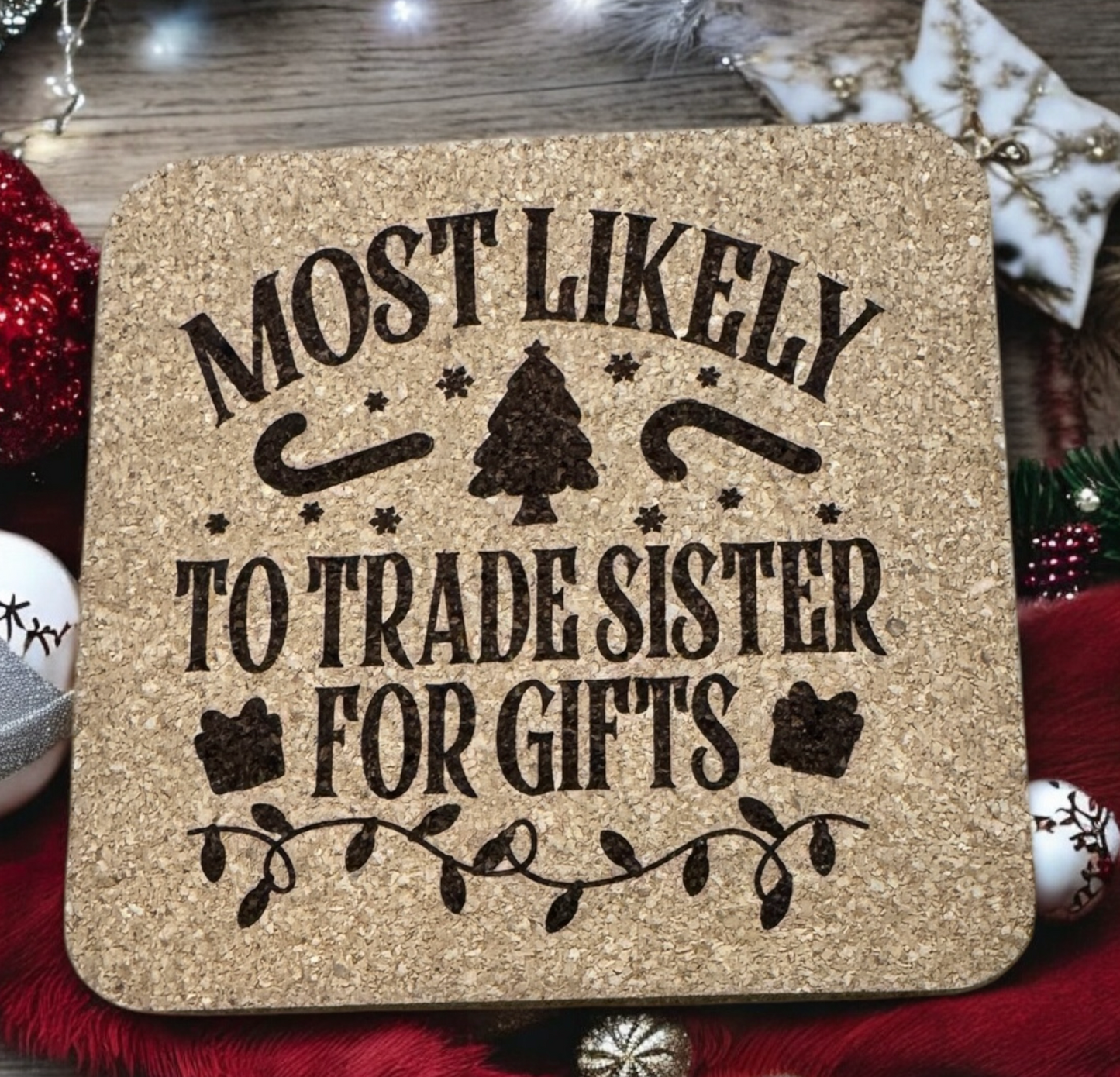 Most Likely To.......Cork Coasters