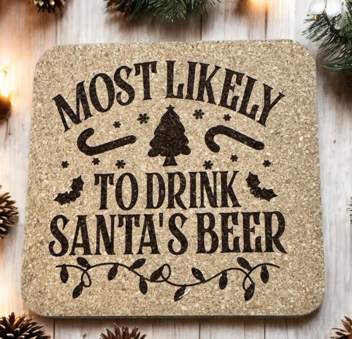 Most Likely To.......Cork Coasters