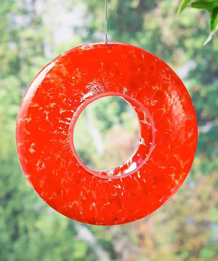 Cottage Garden Fly Through Bird Feeder - Swirl Circle