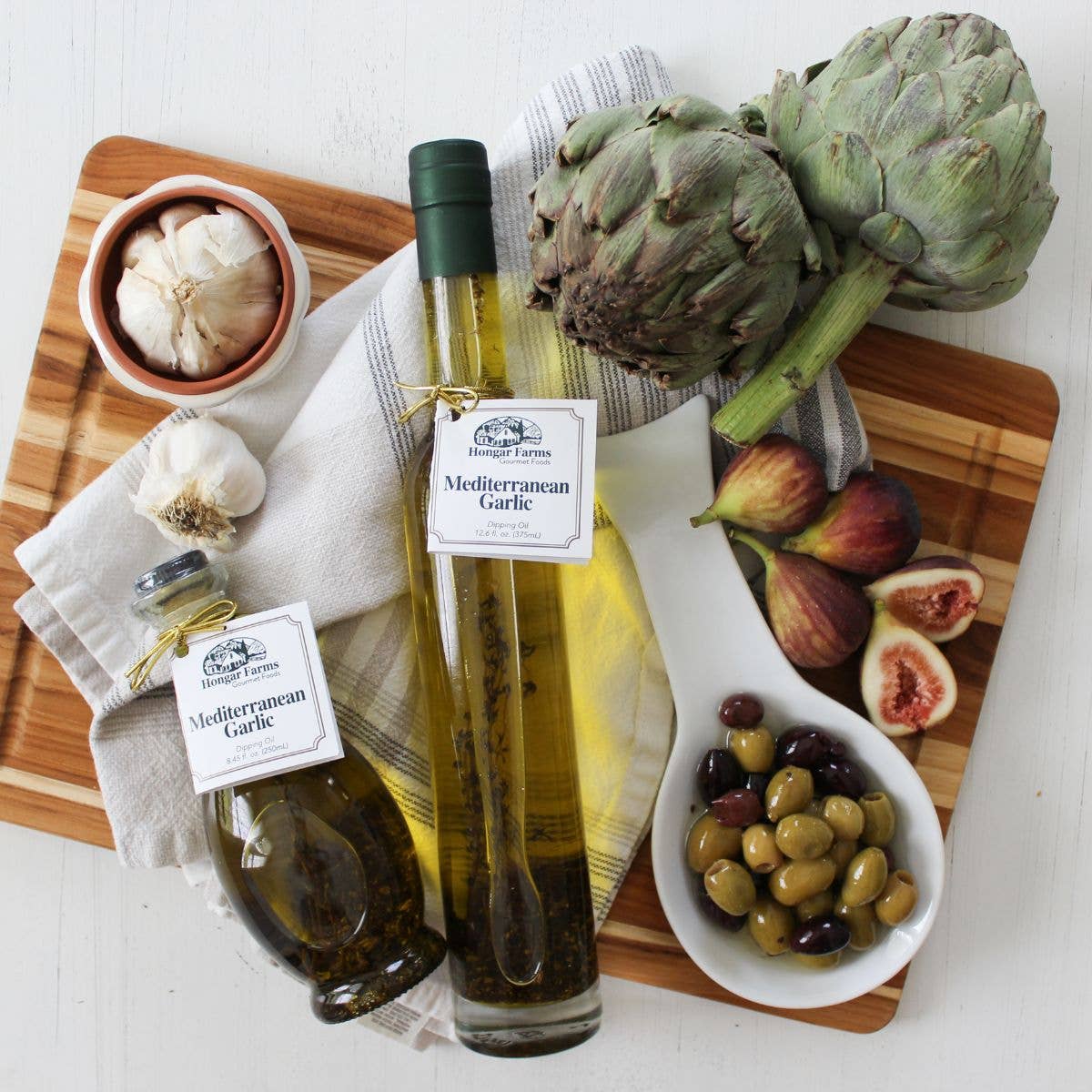 Mediterranean Garlic Infused EVOO Blend, Cruet (250mL)
