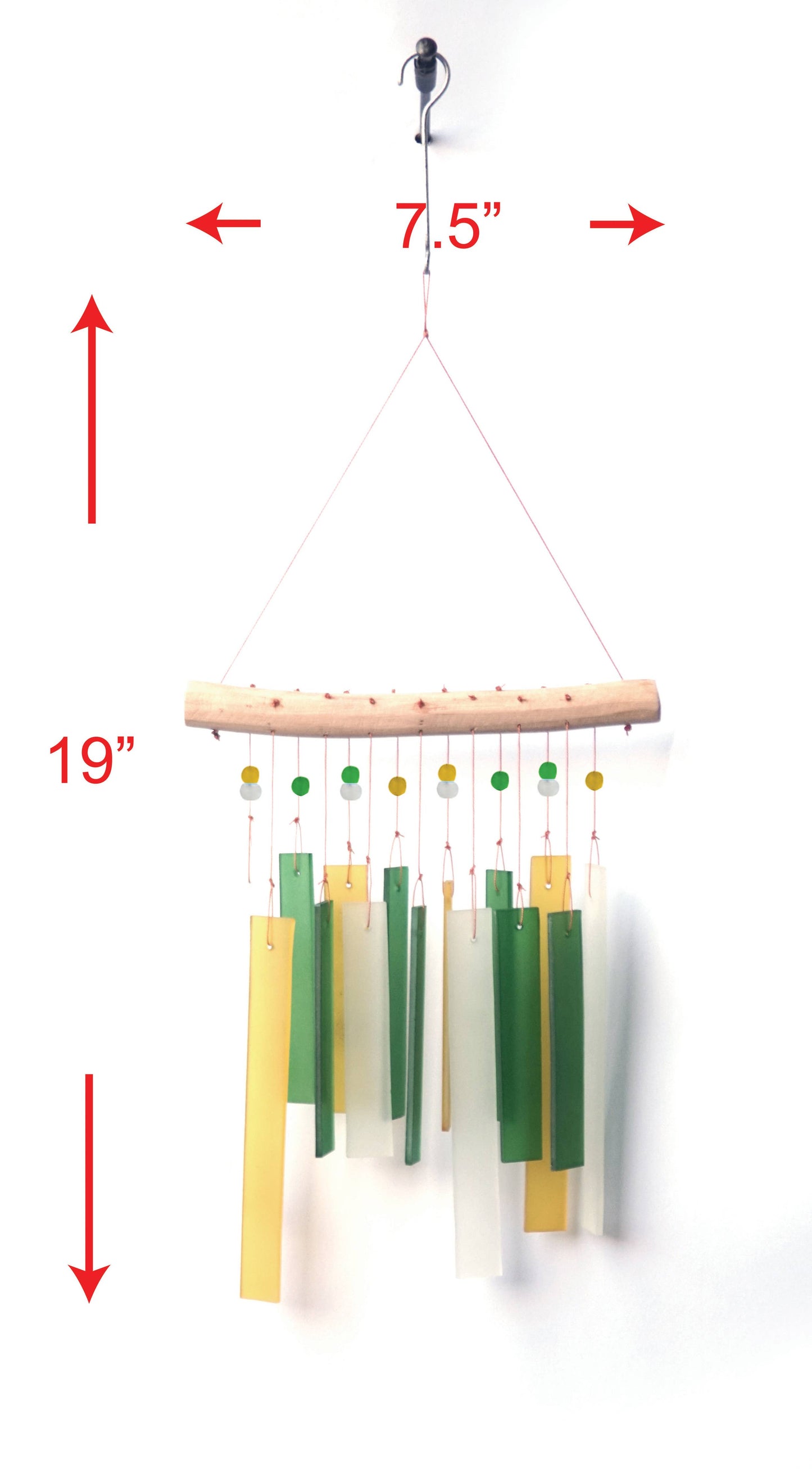 Margarita Bali Sea Glass Wind Chime - 94915