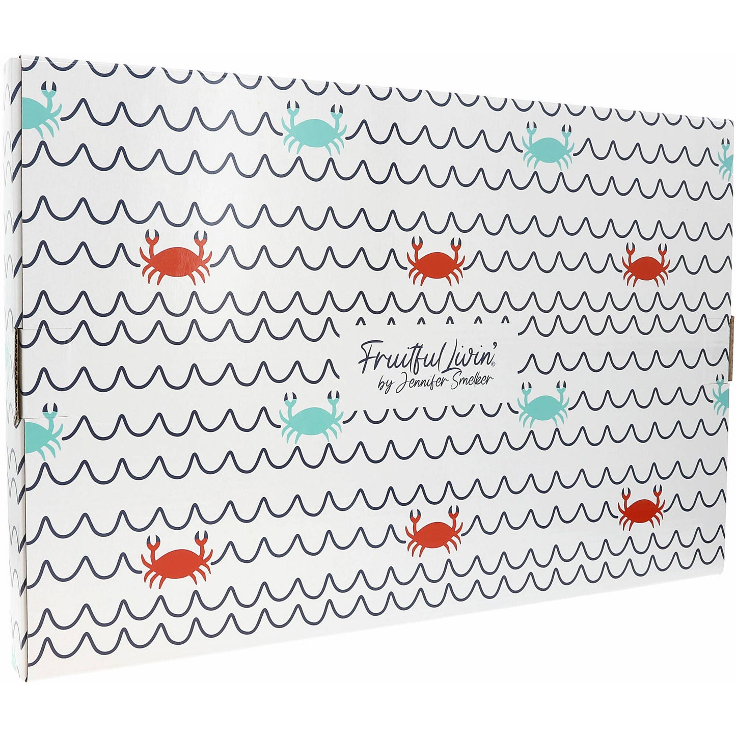 Crab Glass Serving Tray